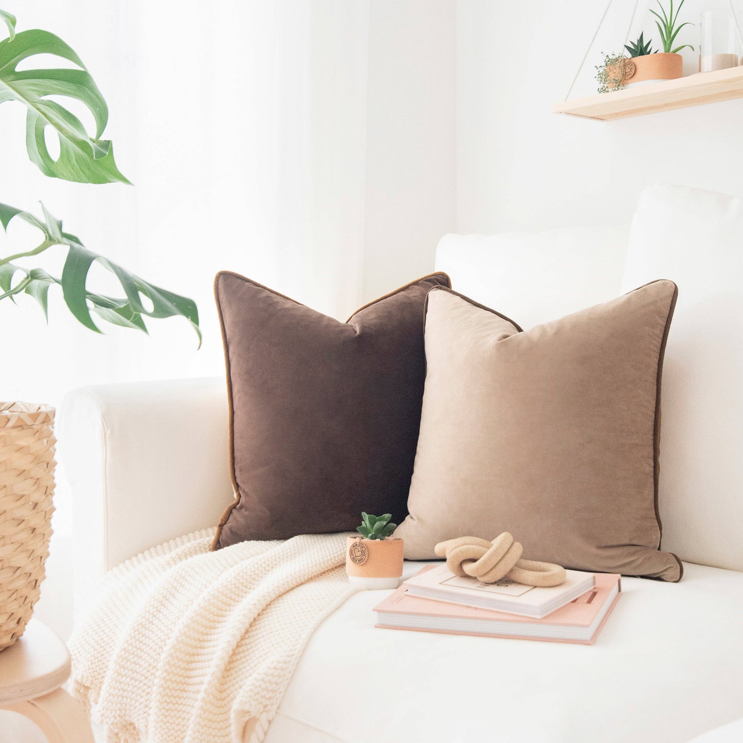 Rancho Mirage Velvet Pillow