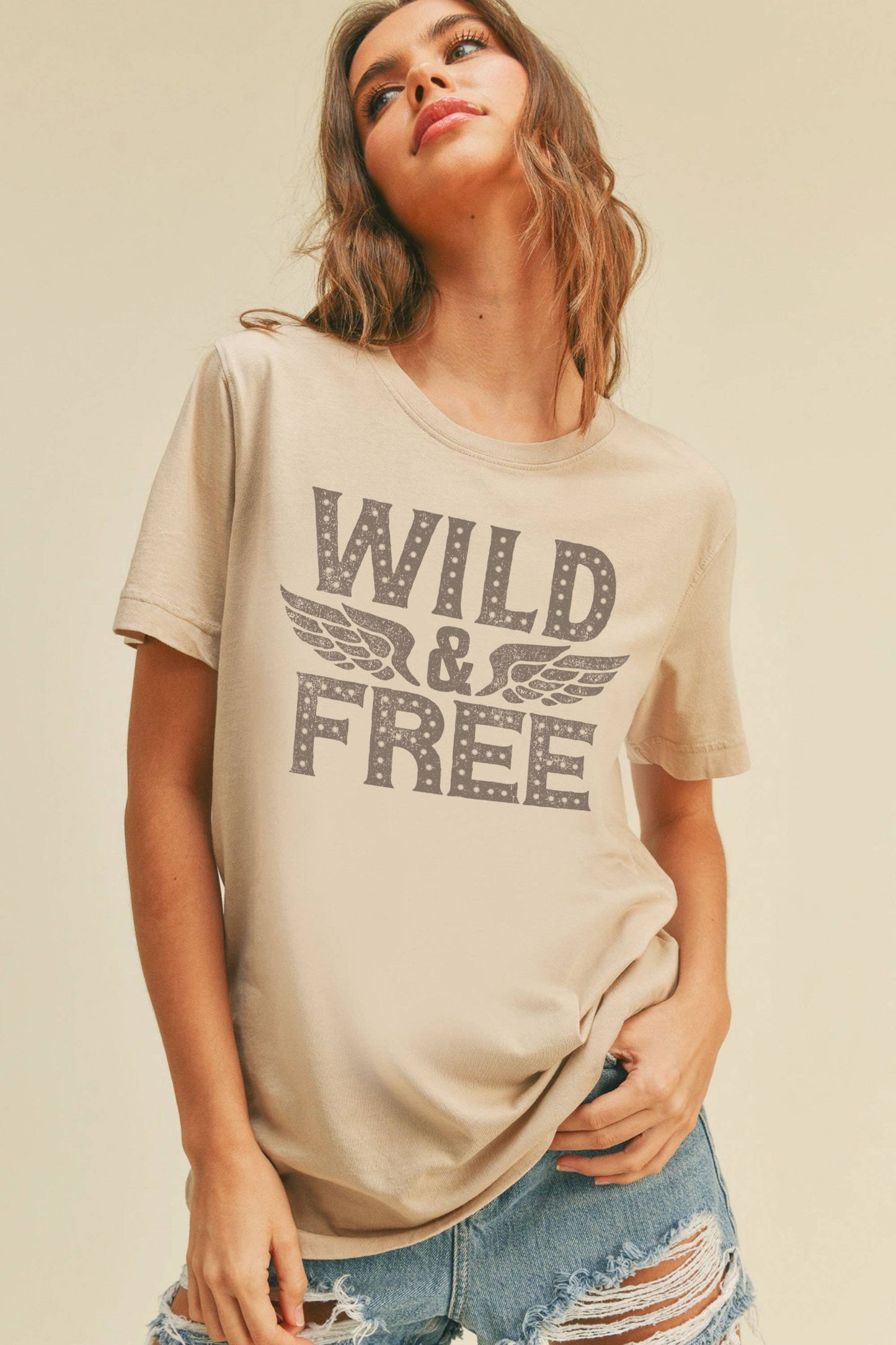 Wild & Free wings Graphic Tee