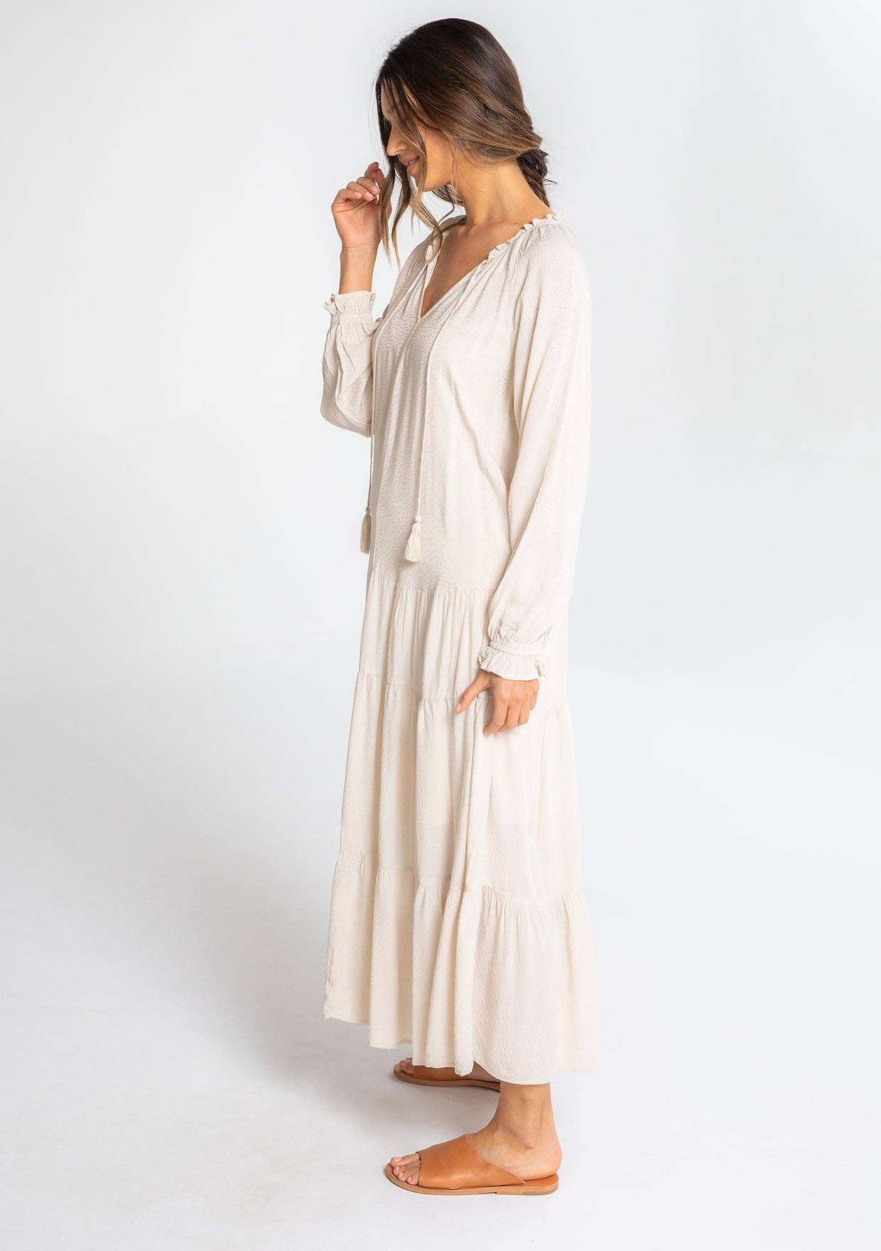 Olivia Bohemian Peasant Dress