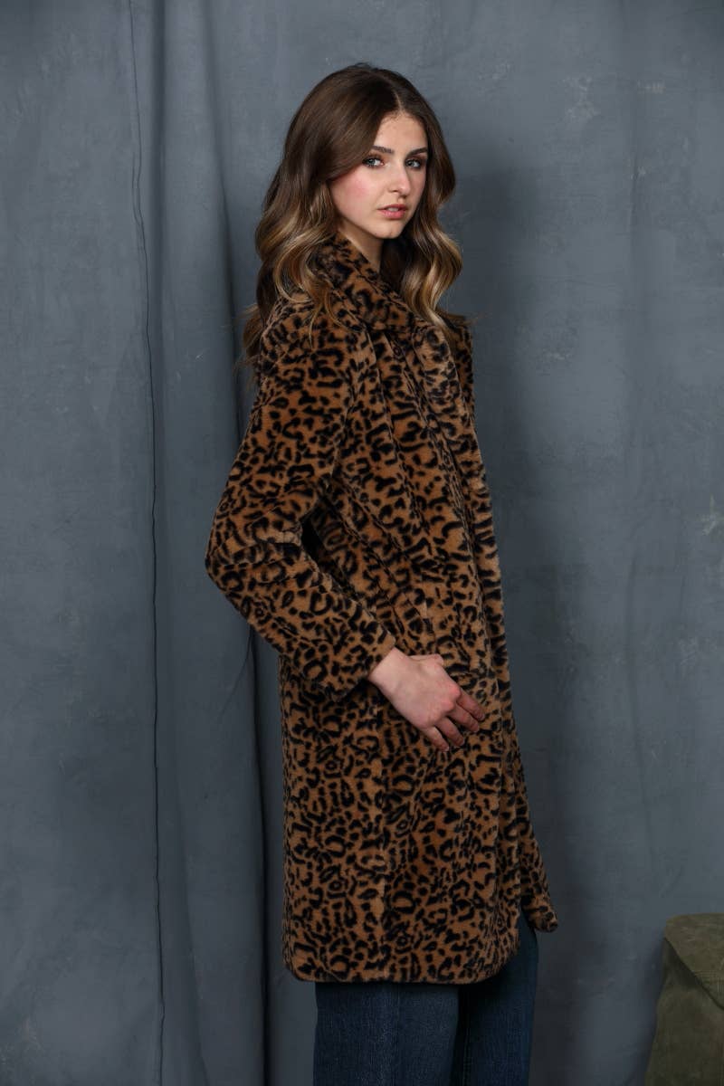 Posh Faux Fur Coat