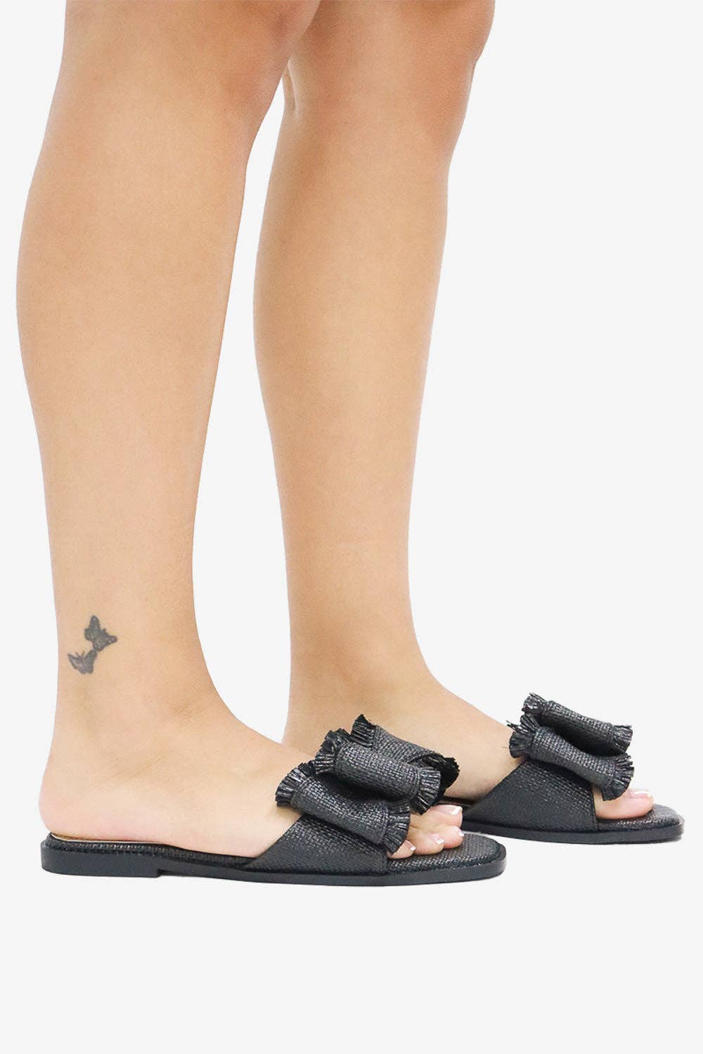 Raffia Bow Sandal