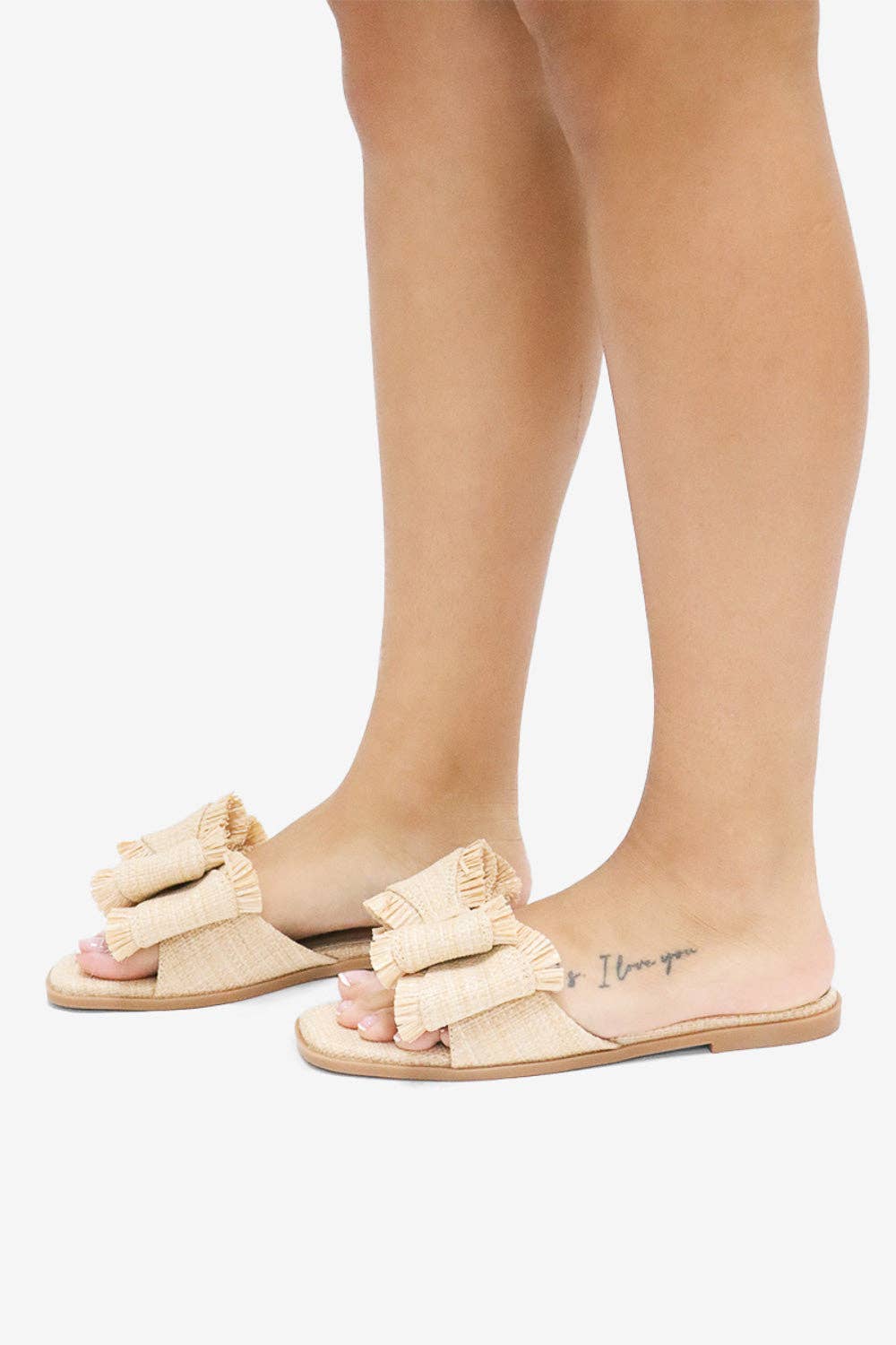 Raffia Bow Sandal