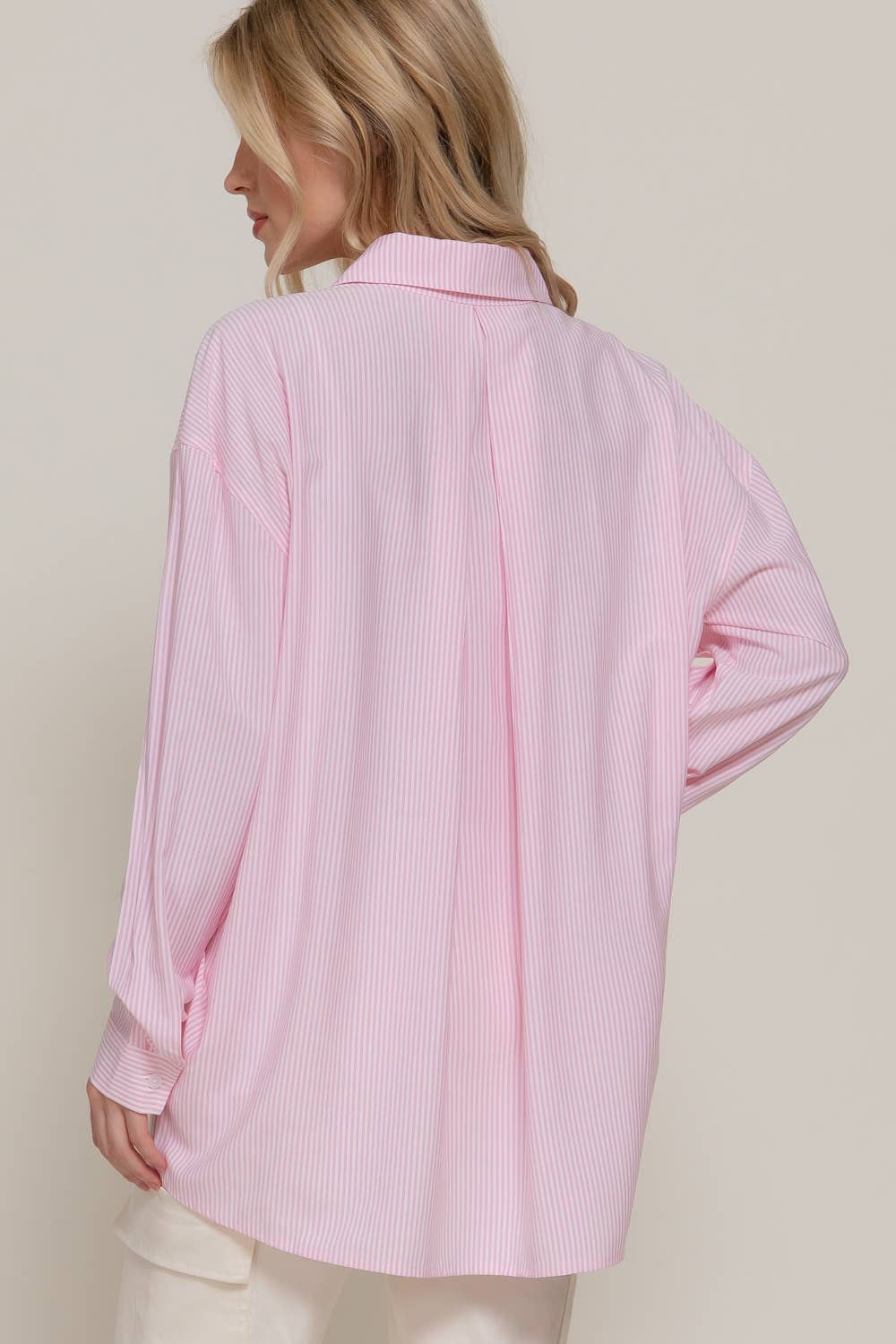 Oversized Dolman Stripe Shirt