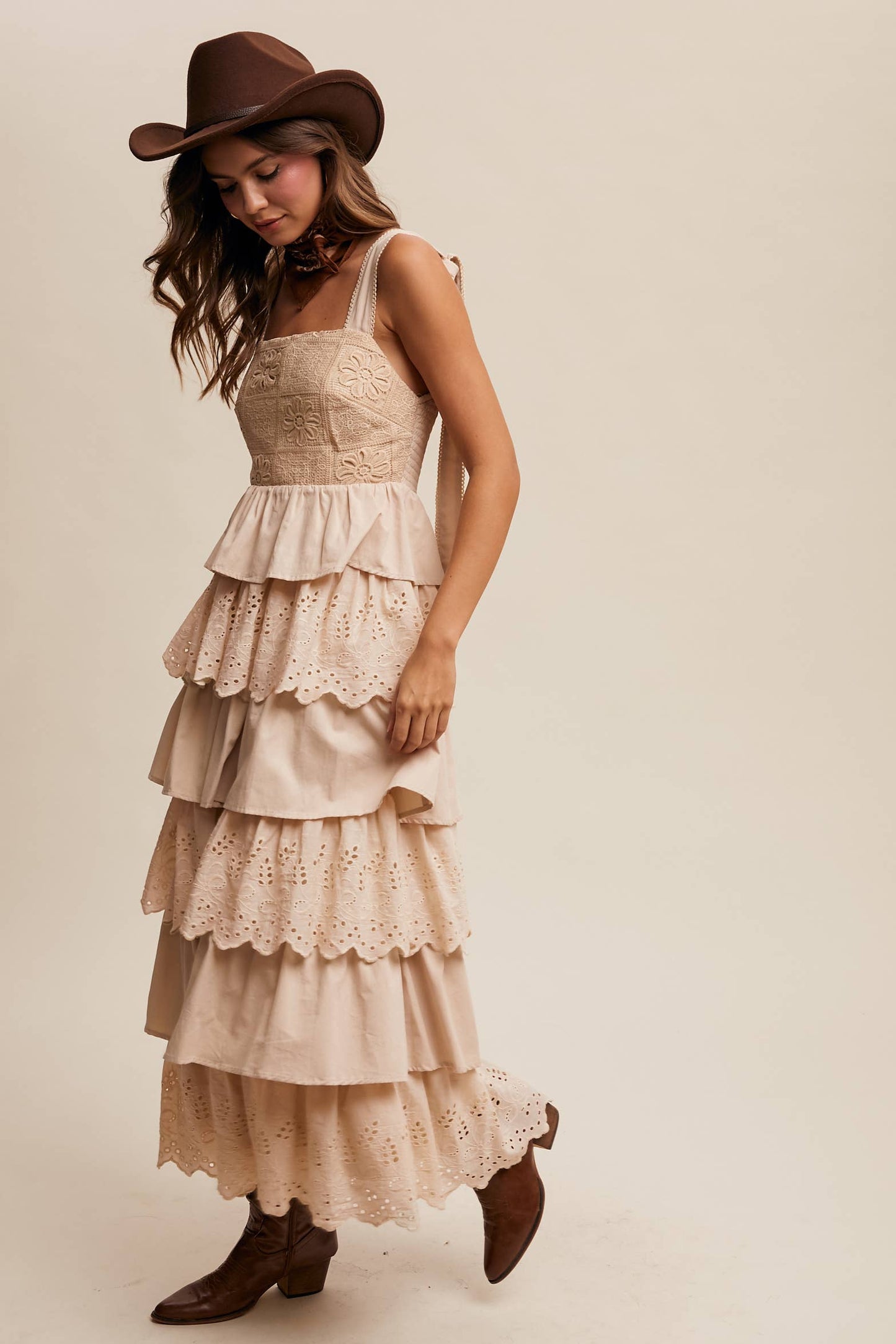 Jolene Embroidered Maxi