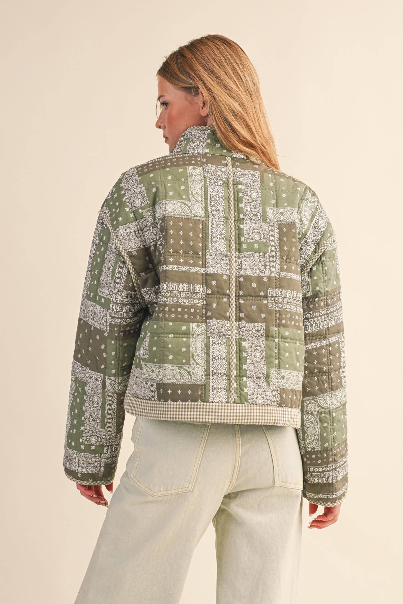 Bandana Patchwork Quilted Jacket