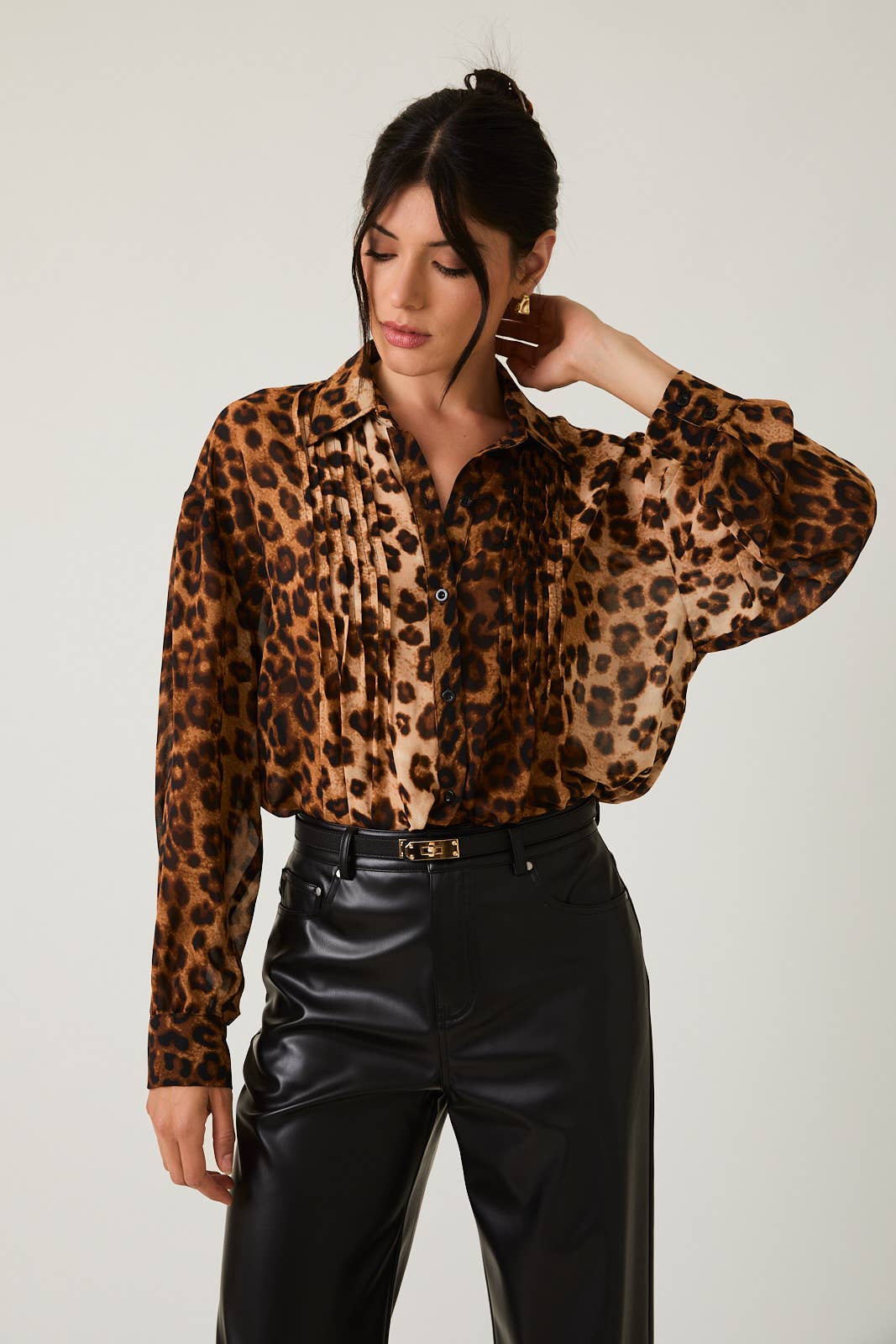 Leopard Blouse