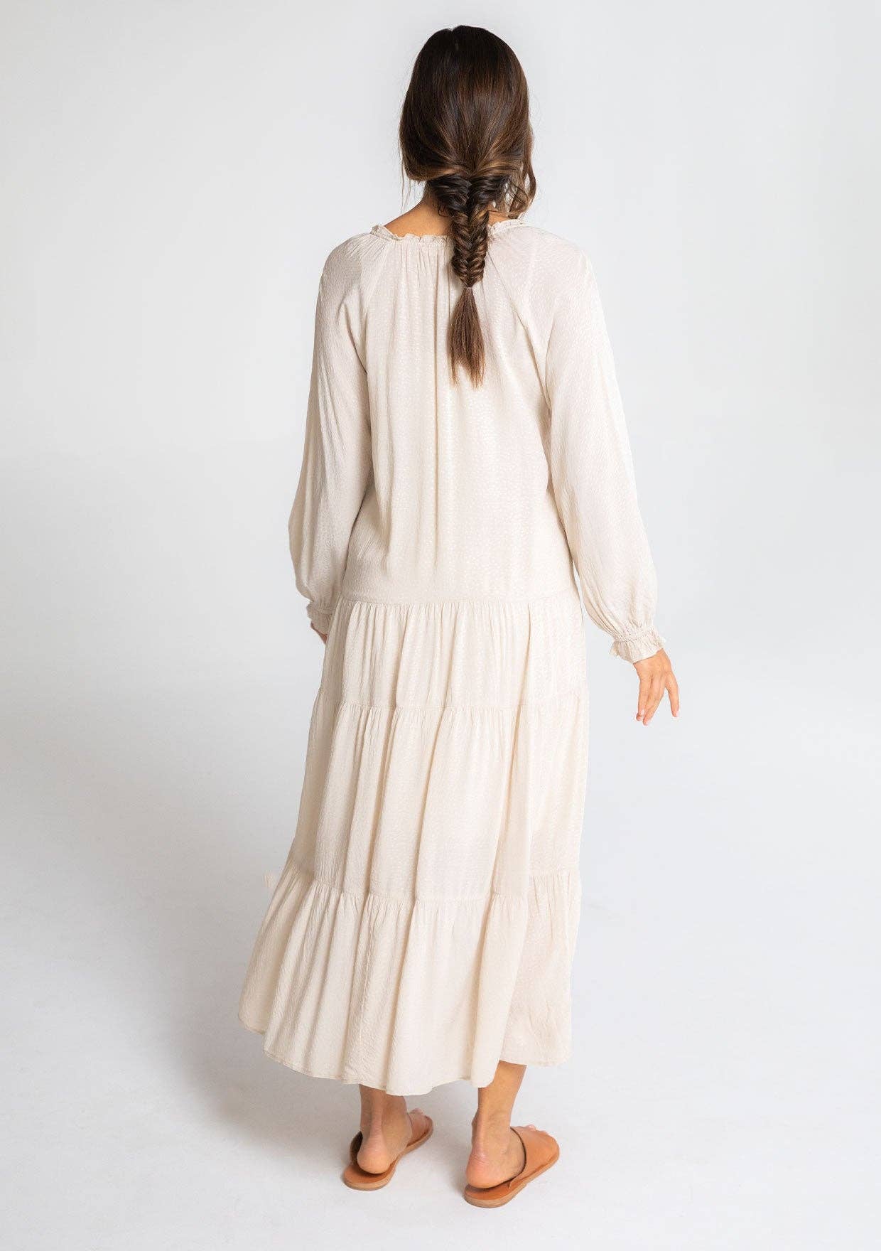 Olivia Bohemian Peasant Dress