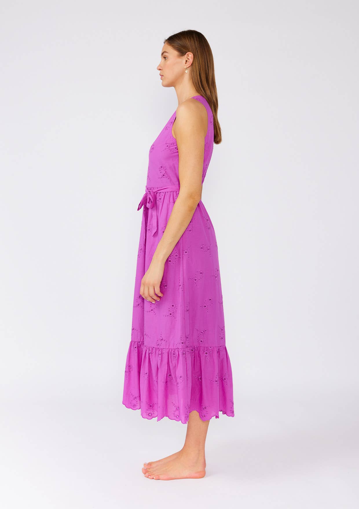 Forever Yours Embroidered Midi Dress