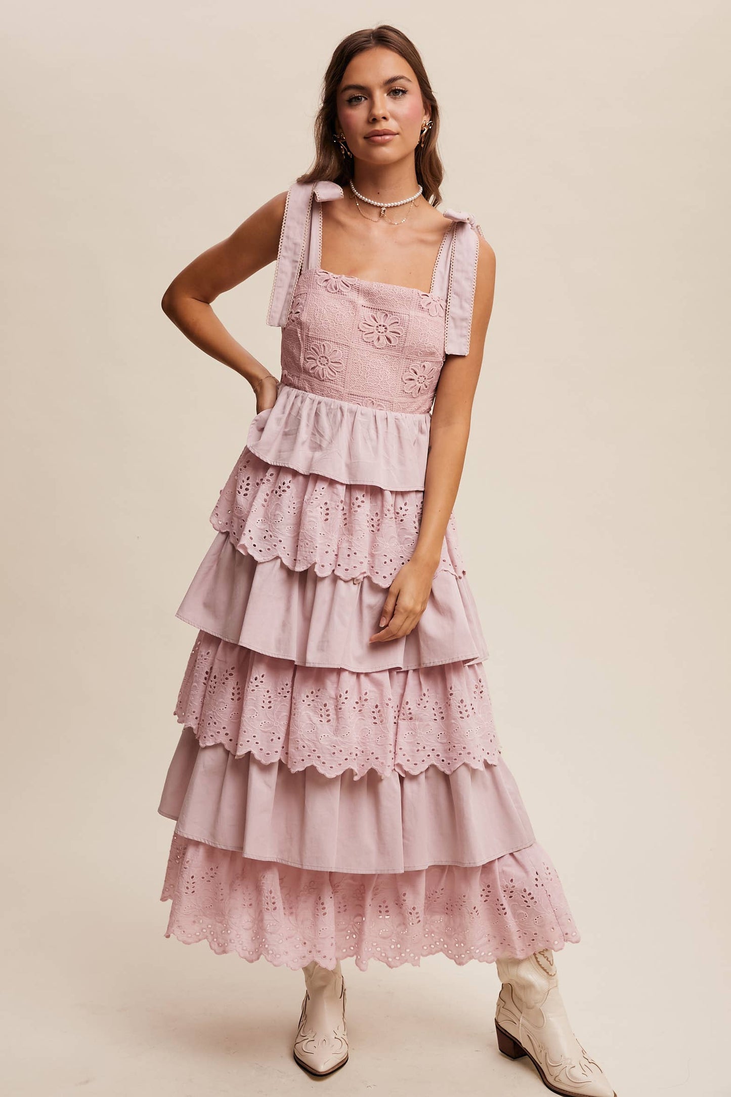 Jolene Embroidered Maxi