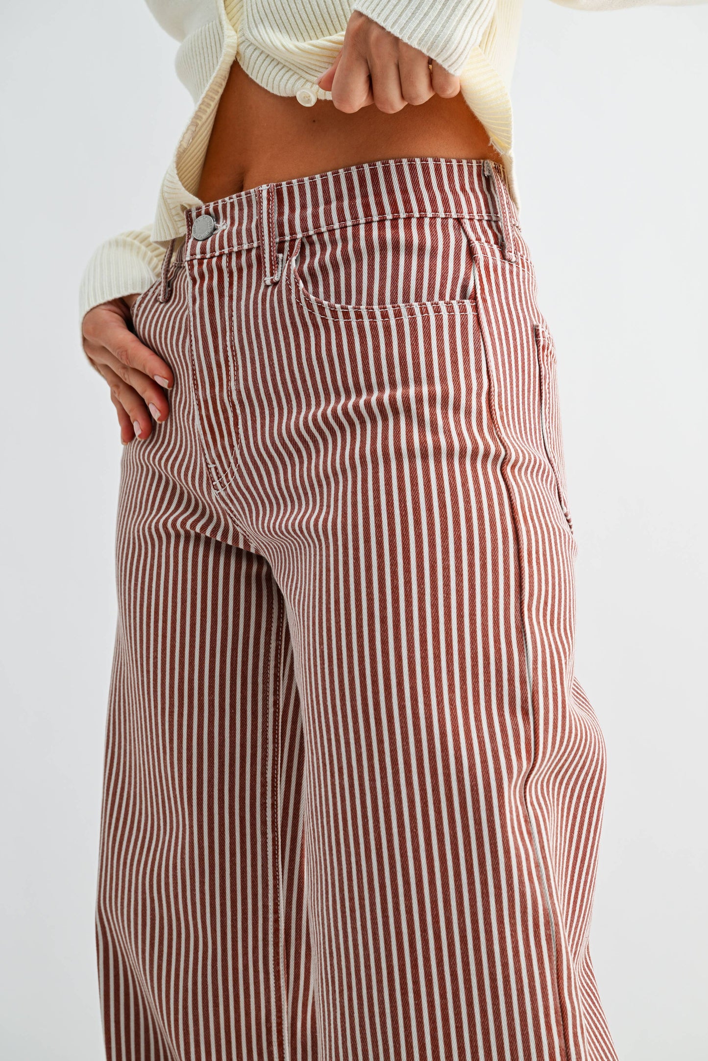 Relaxed Wide Leg- Spiced Brown
