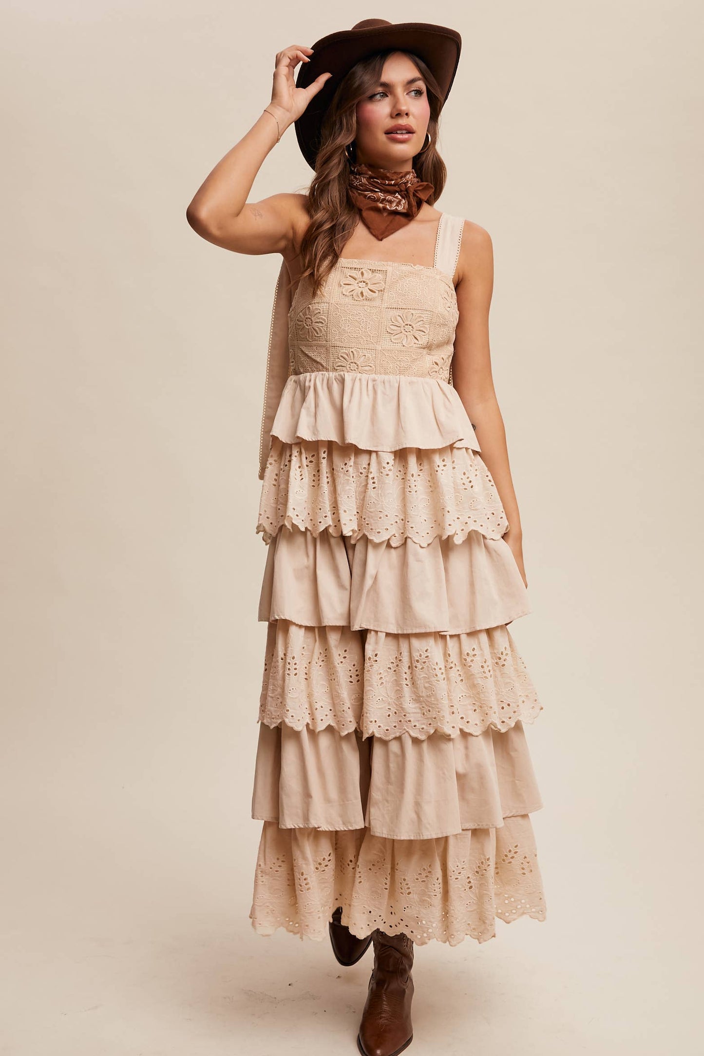 Jolene Embroidered Maxi