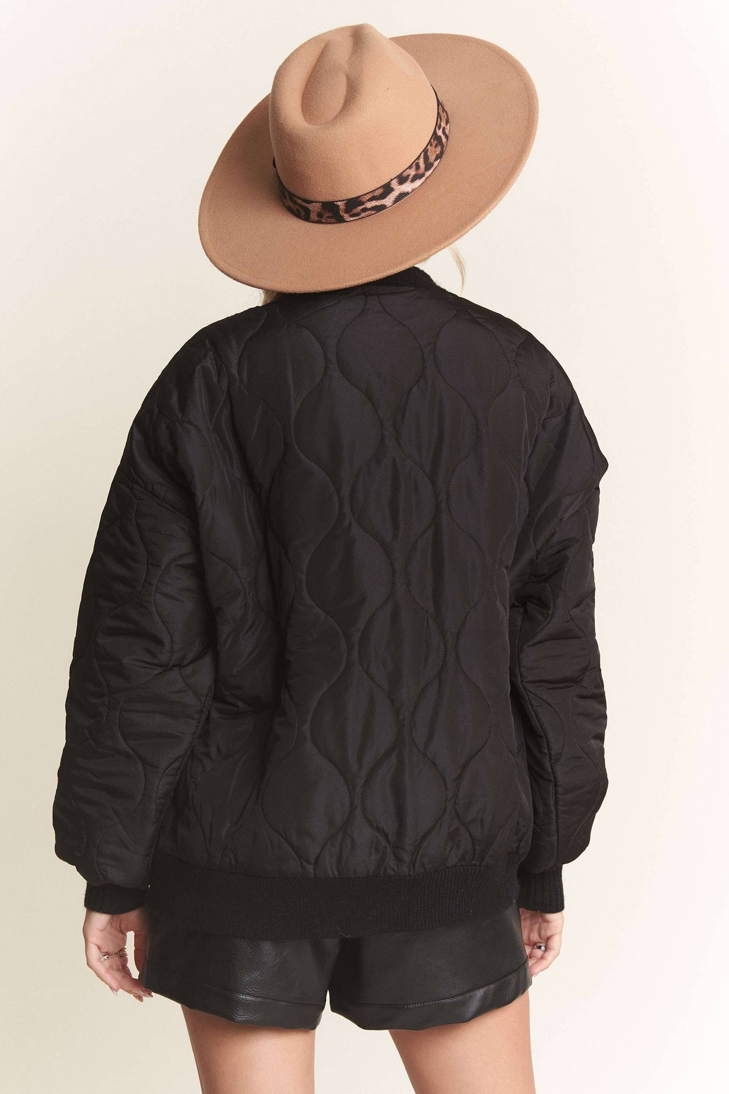 Leah Quilted Cardigan