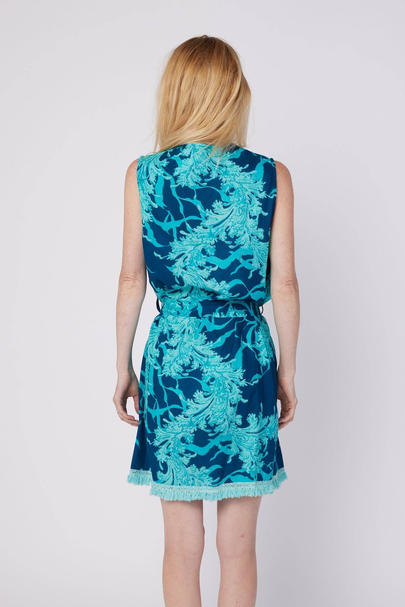Felice Blue Coral Dress
