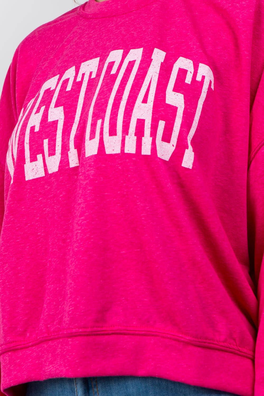 West Coast Cropped Sweatshirt