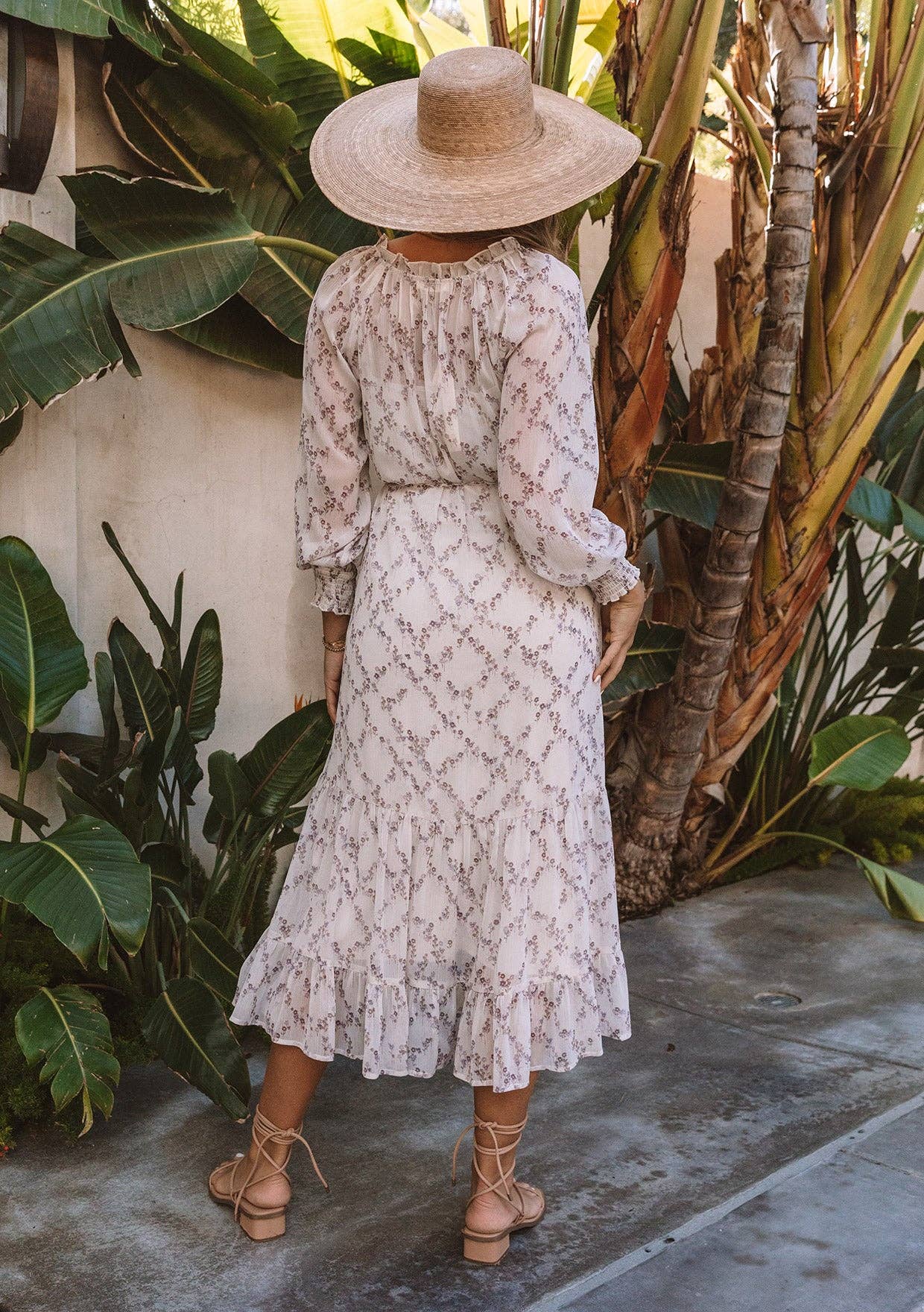 In The Garden Midi Dress