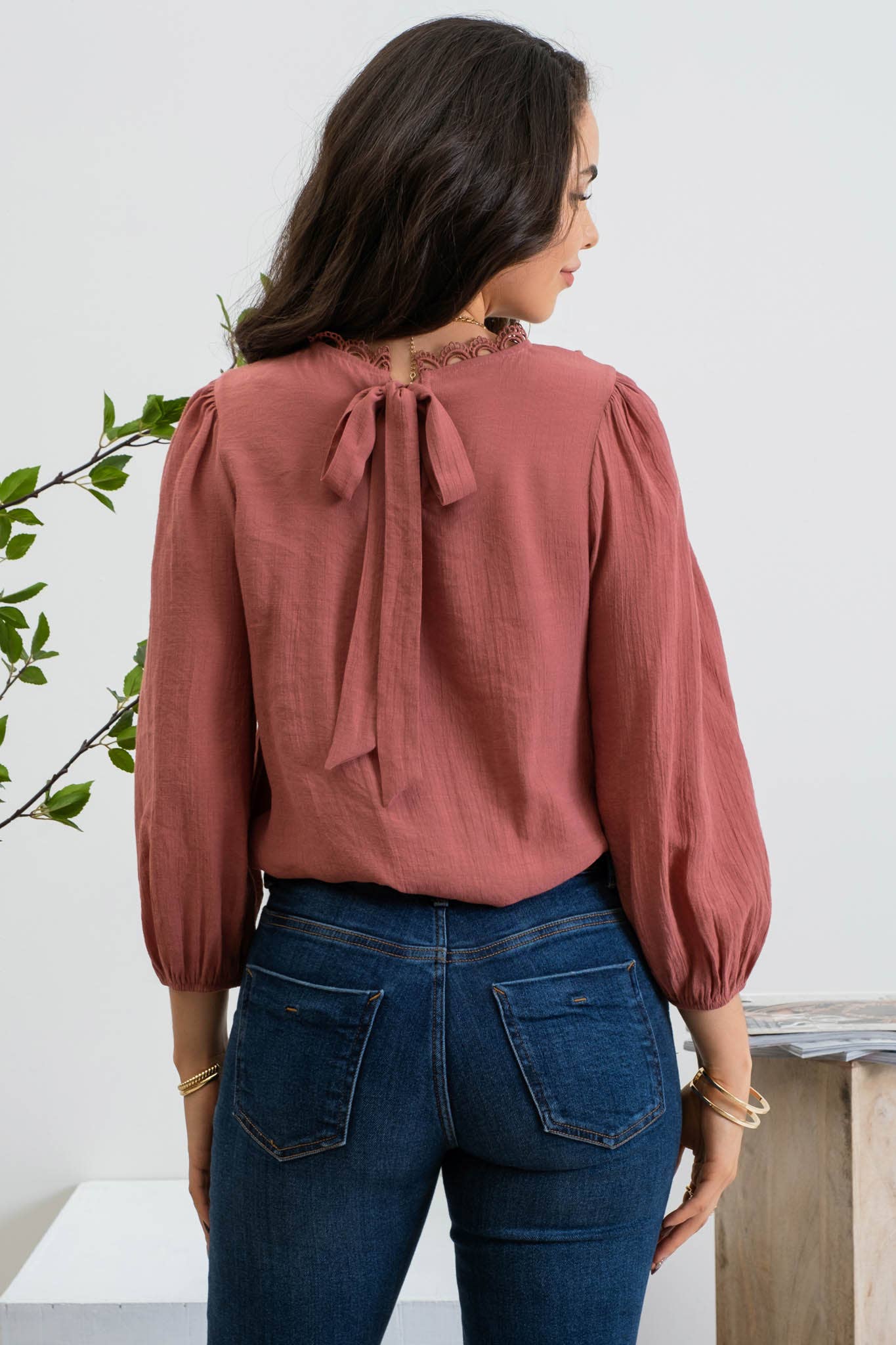 Mary Eyelet Lace Blouse