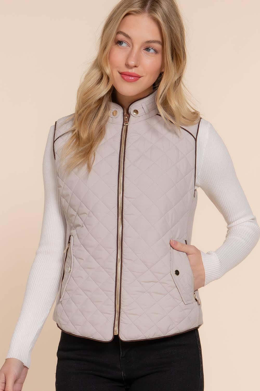 Laura Quilted Vest