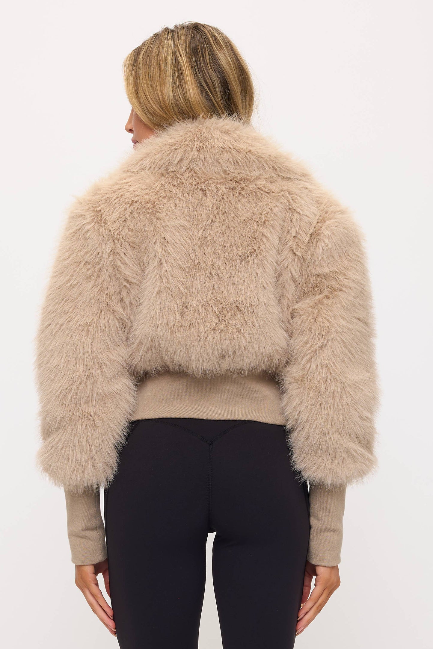 Faux Fur Moto Jacket