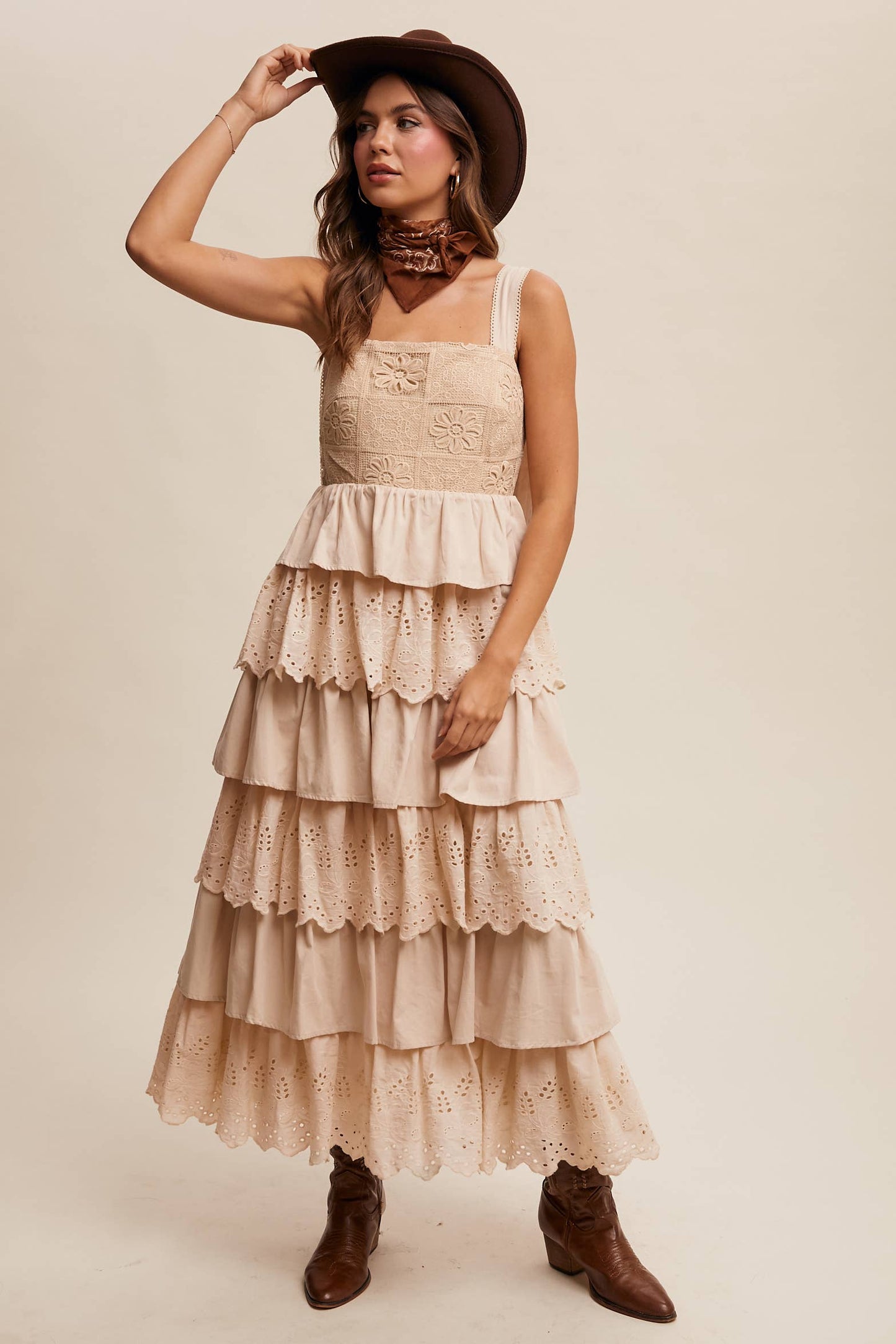Jolene Embroidered Maxi