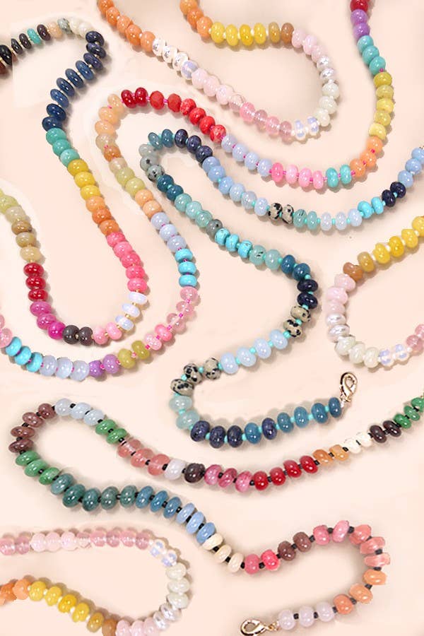 Rainbow Stone Necklace