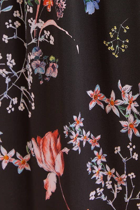 Angela Floral V-Neck Maxi Dress