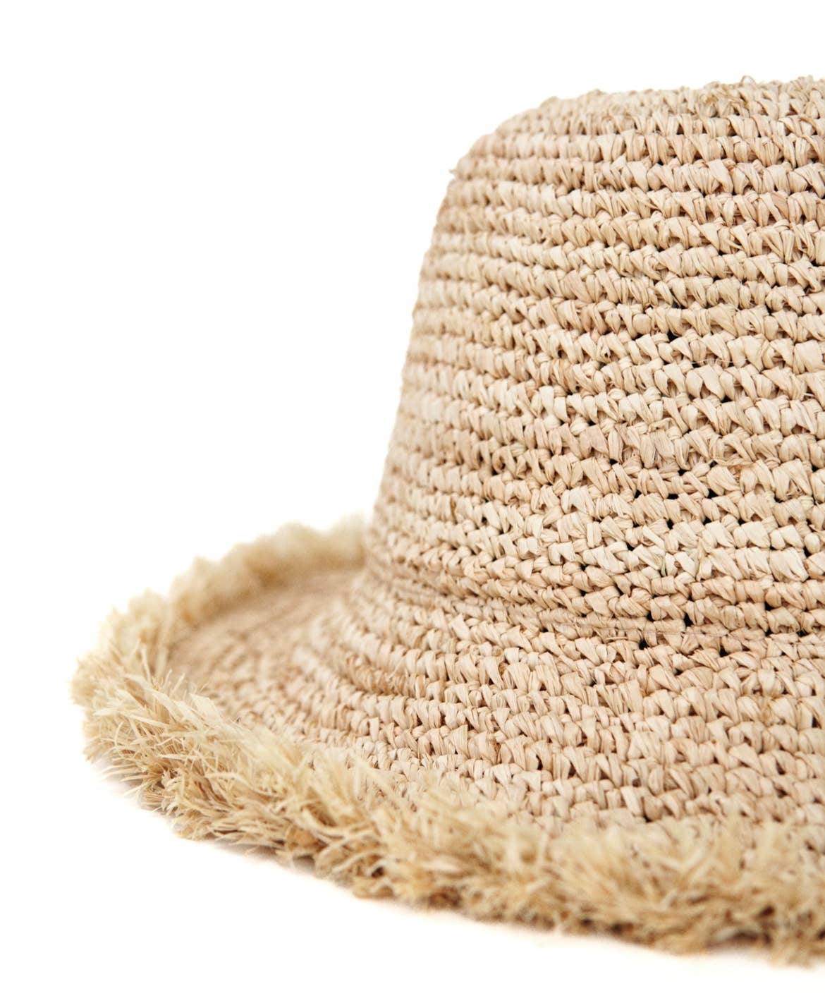 August- Raffia Bucket Hat