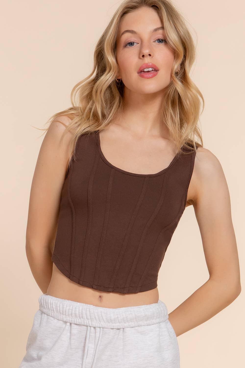 Fern Curved Hem Tank
