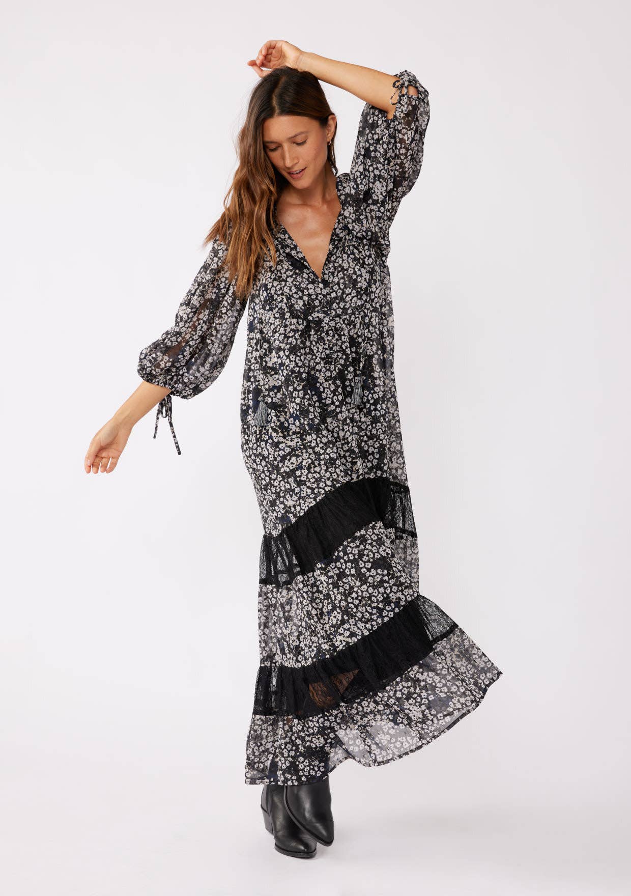 Raven's Garden Maxi Dress