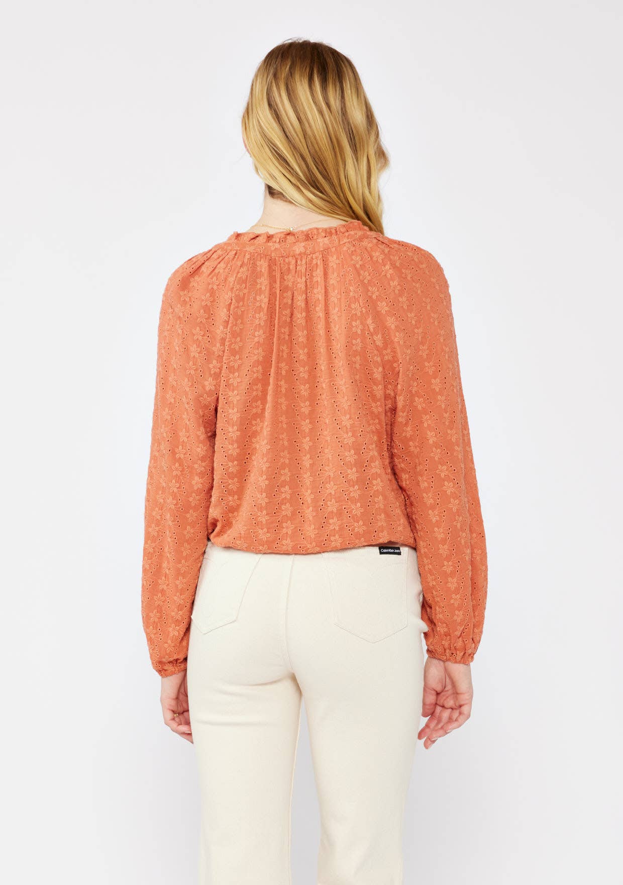 Ethereal Floral Embroidered Blouse