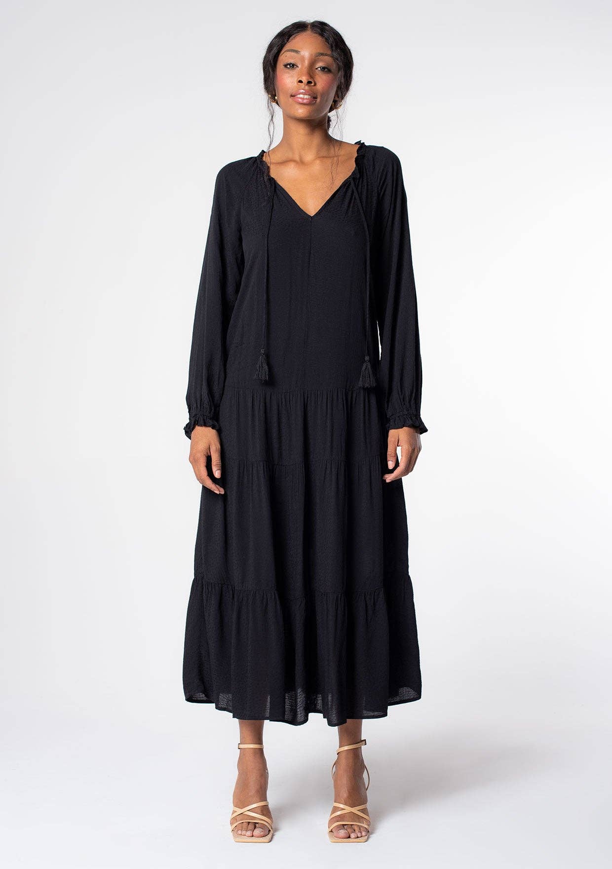 Olivia Bohemian Peasant Dress