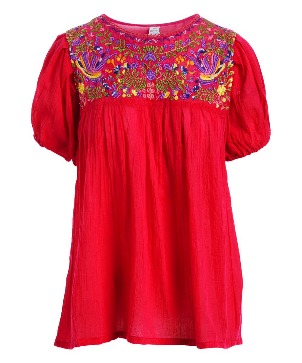 Selena Embroidered Top