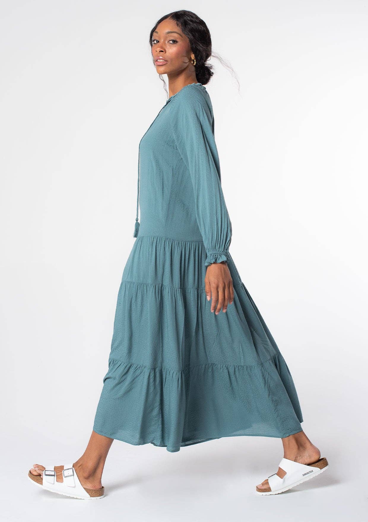 Olivia Bohemian Peasant Dress