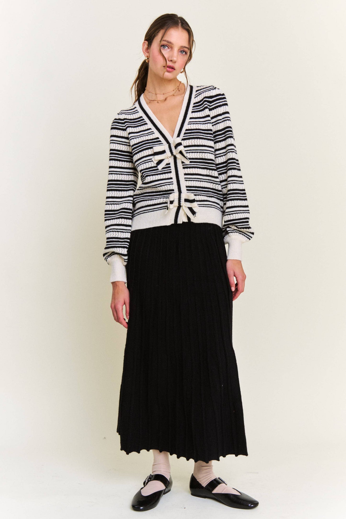 Bow Cardigan