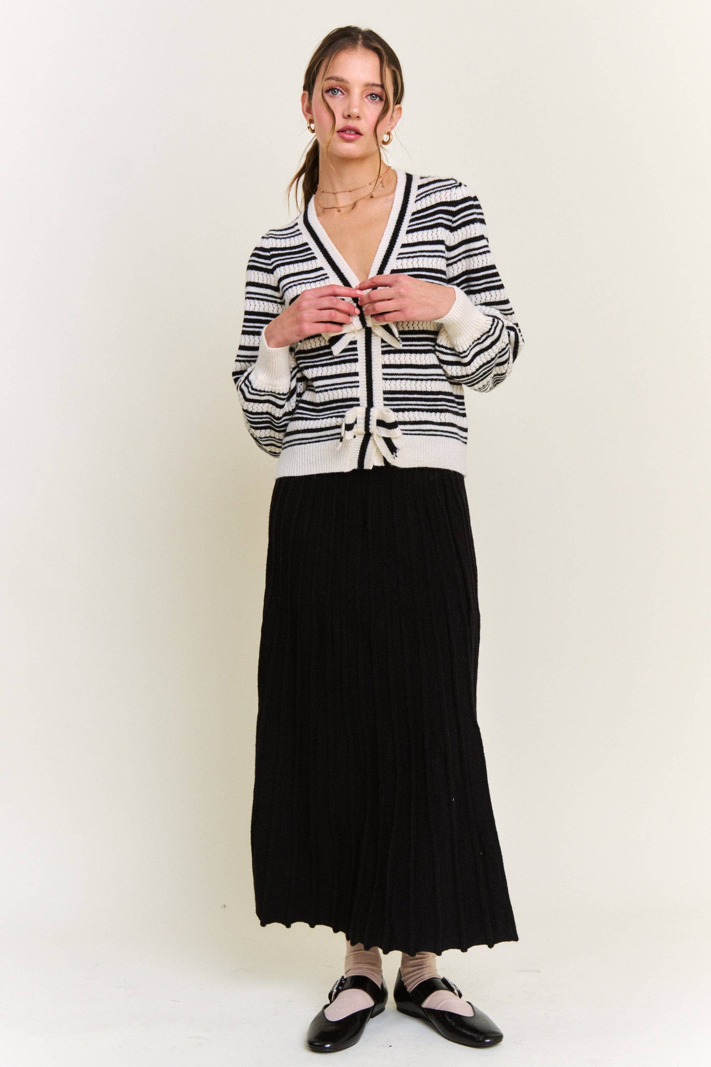 Bow Cardigan