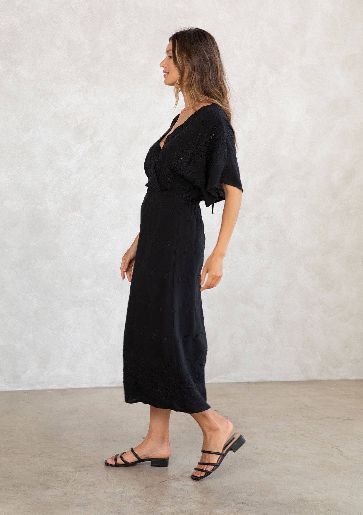 Harper Eyelet Midi Dress