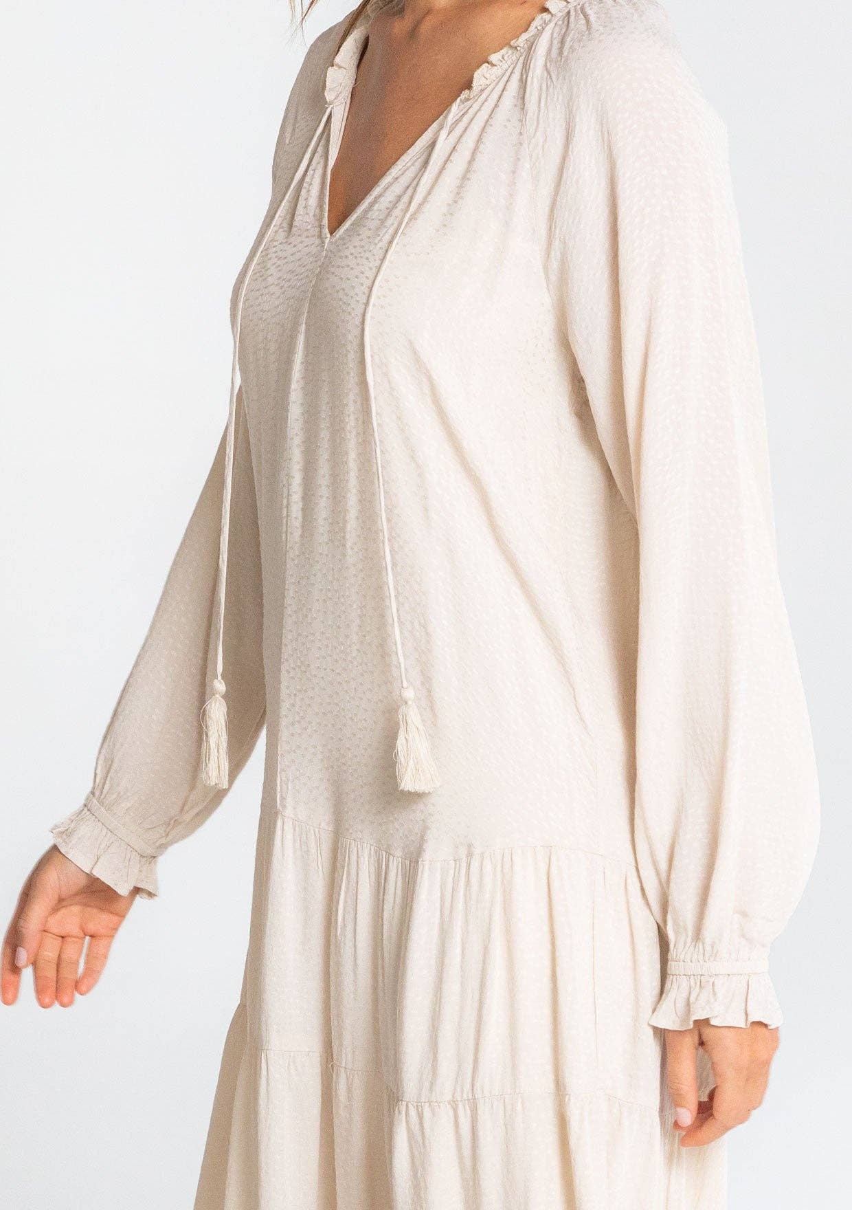 Olivia Bohemian Peasant Dress