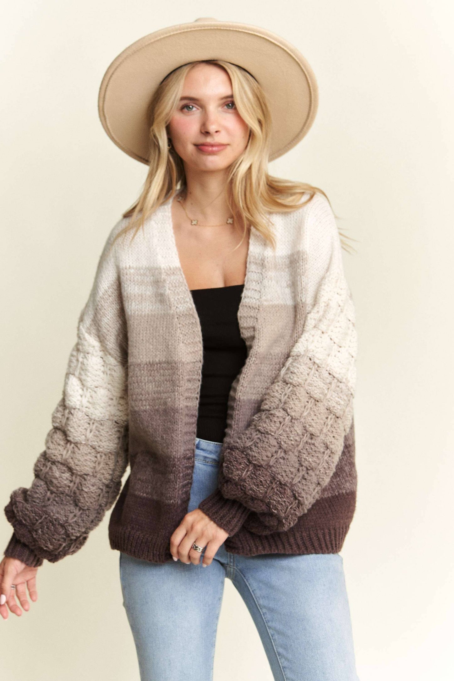 Lily Puff Sleeve Cardigan