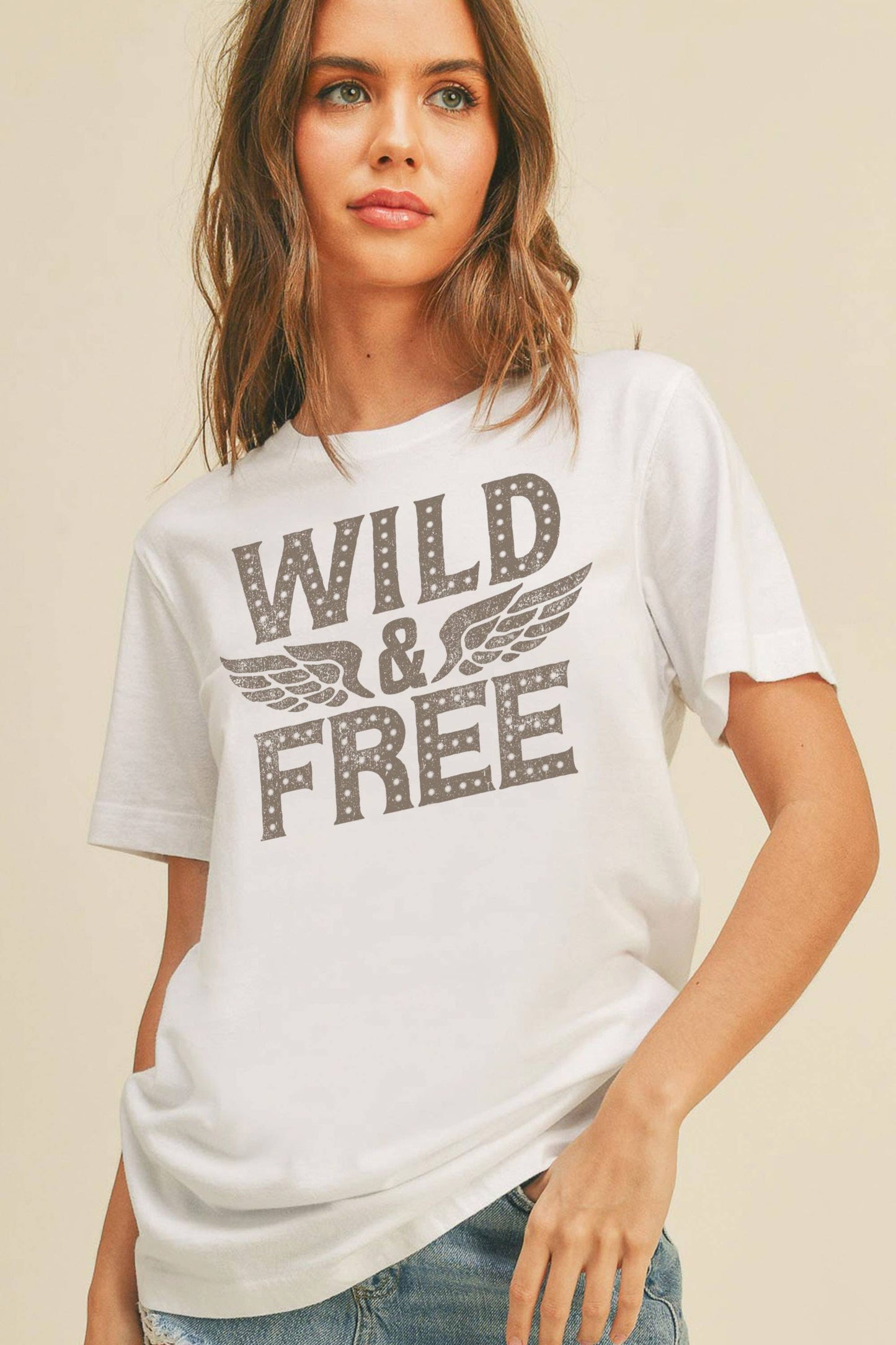 Wild & Free wings Graphic Tee