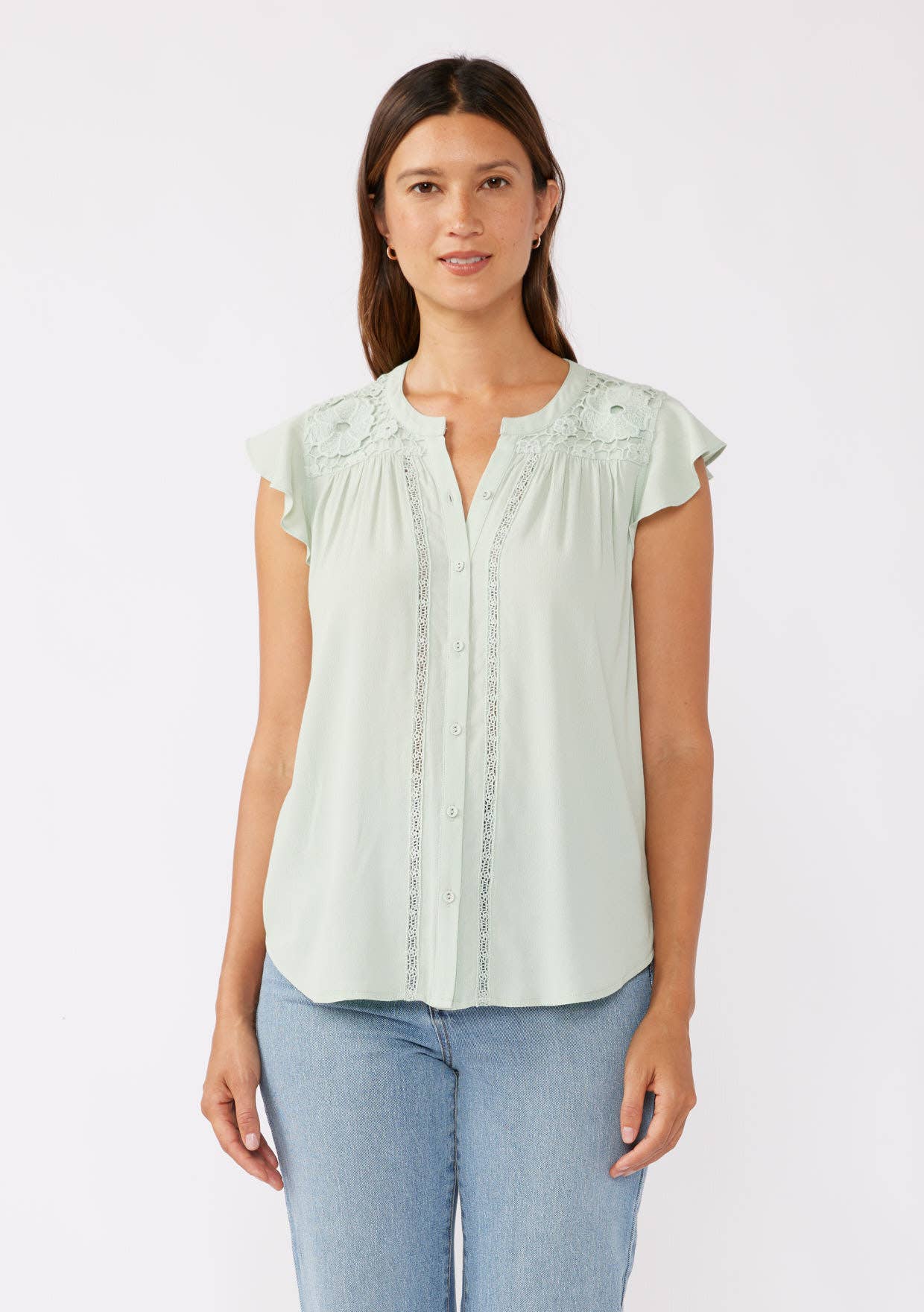 Sage Spirit Lace Top
