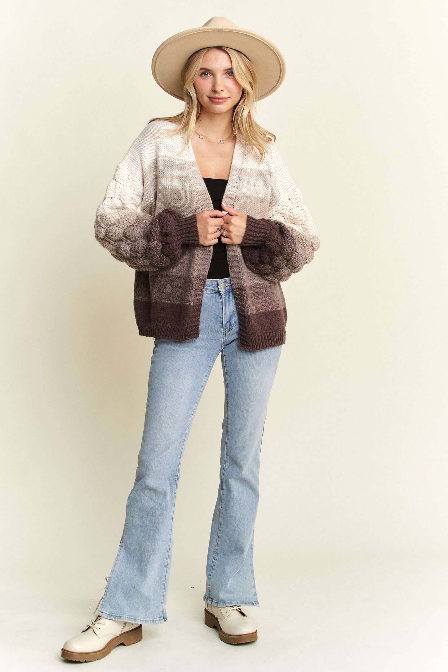 Lily Puff Sleeve Cardigan