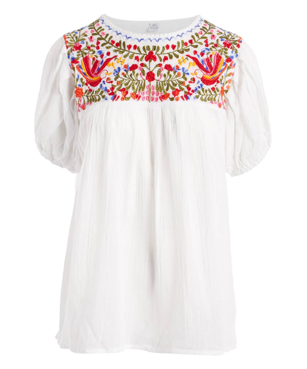 Selena Embroidered Top