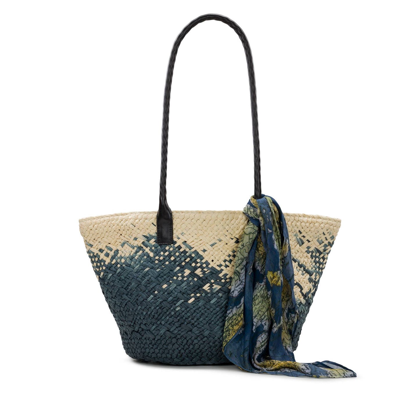 Patricia Nash Calypso Tote with Scarf - Specialty Woven