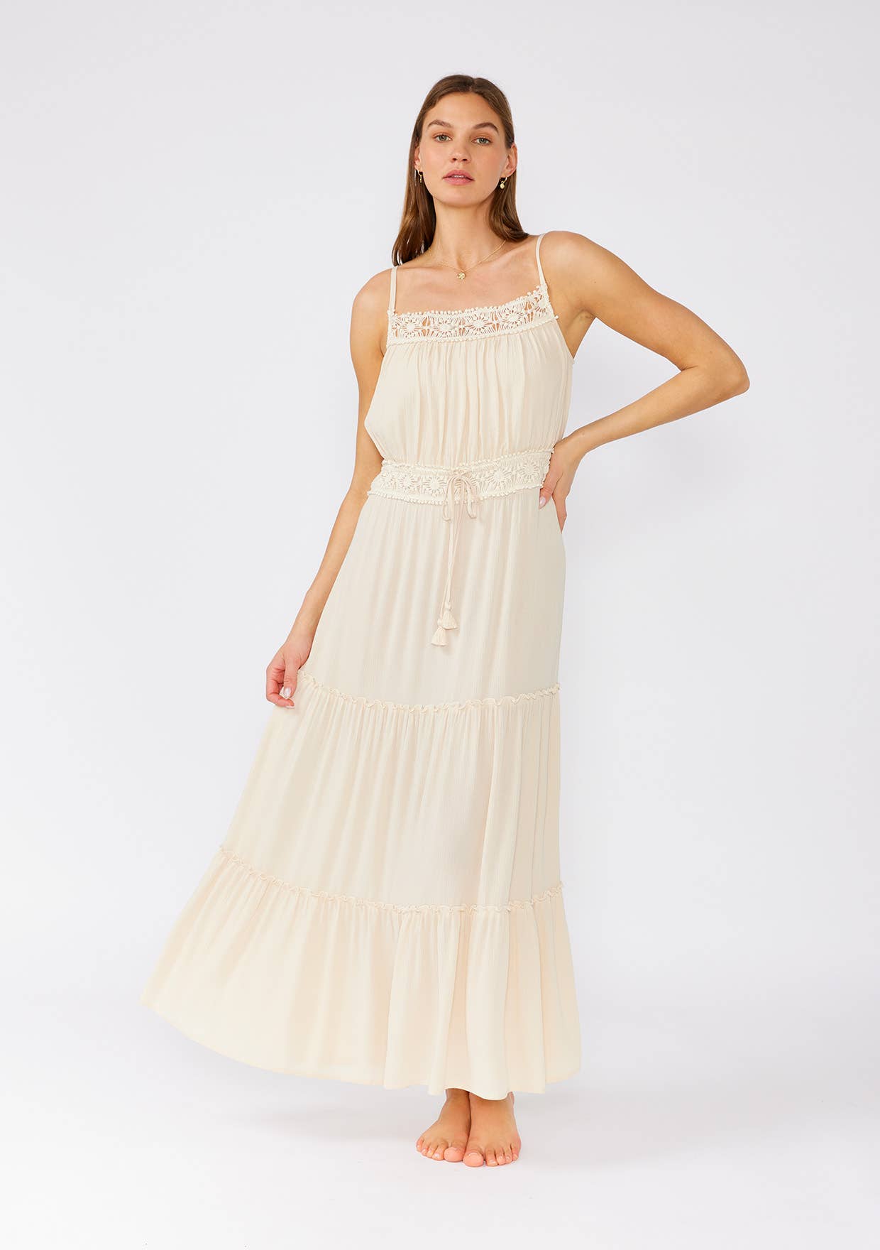 Betty Crochet Lace Maxi