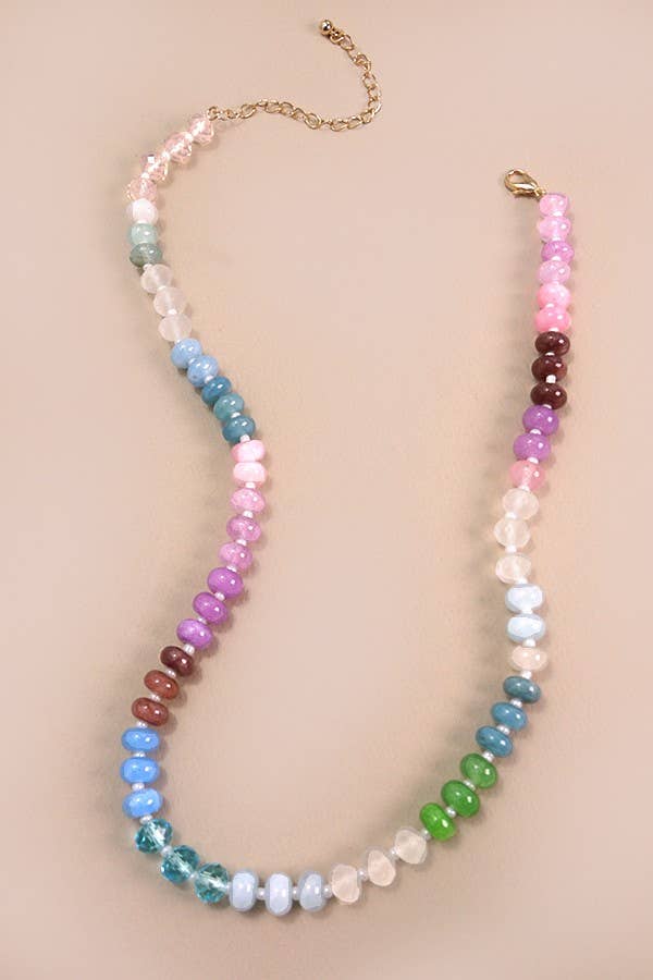 Rainbow Stone Necklace