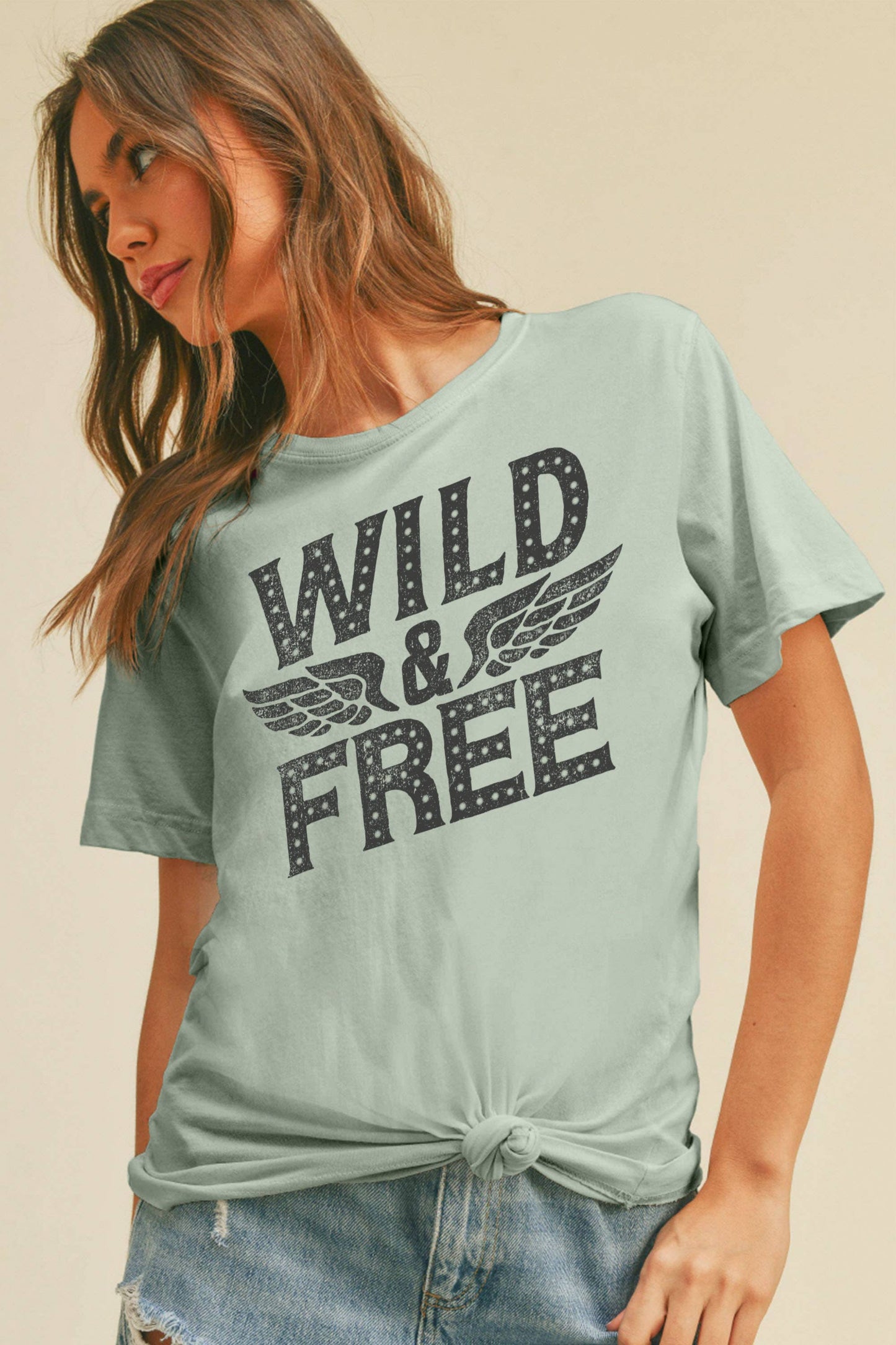 Wild & Free wings Graphic Tee