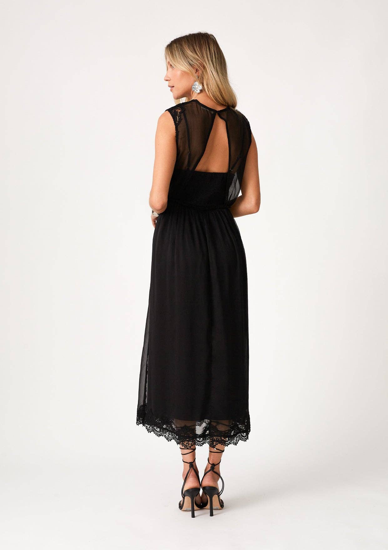 Sabrina Lace Midi Dress