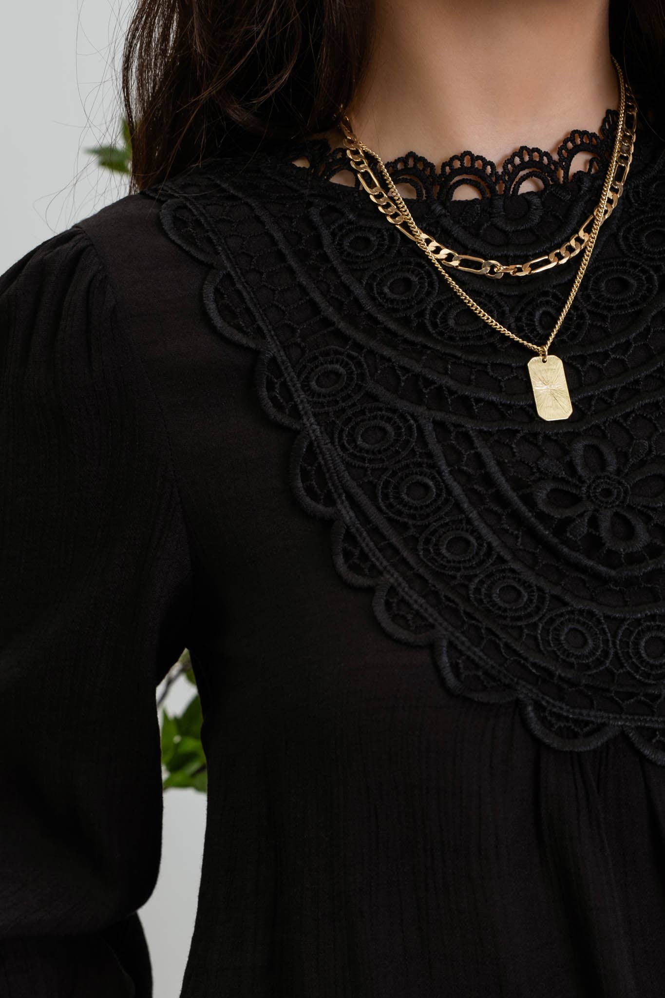 Mary Eyelet Lace Blouse