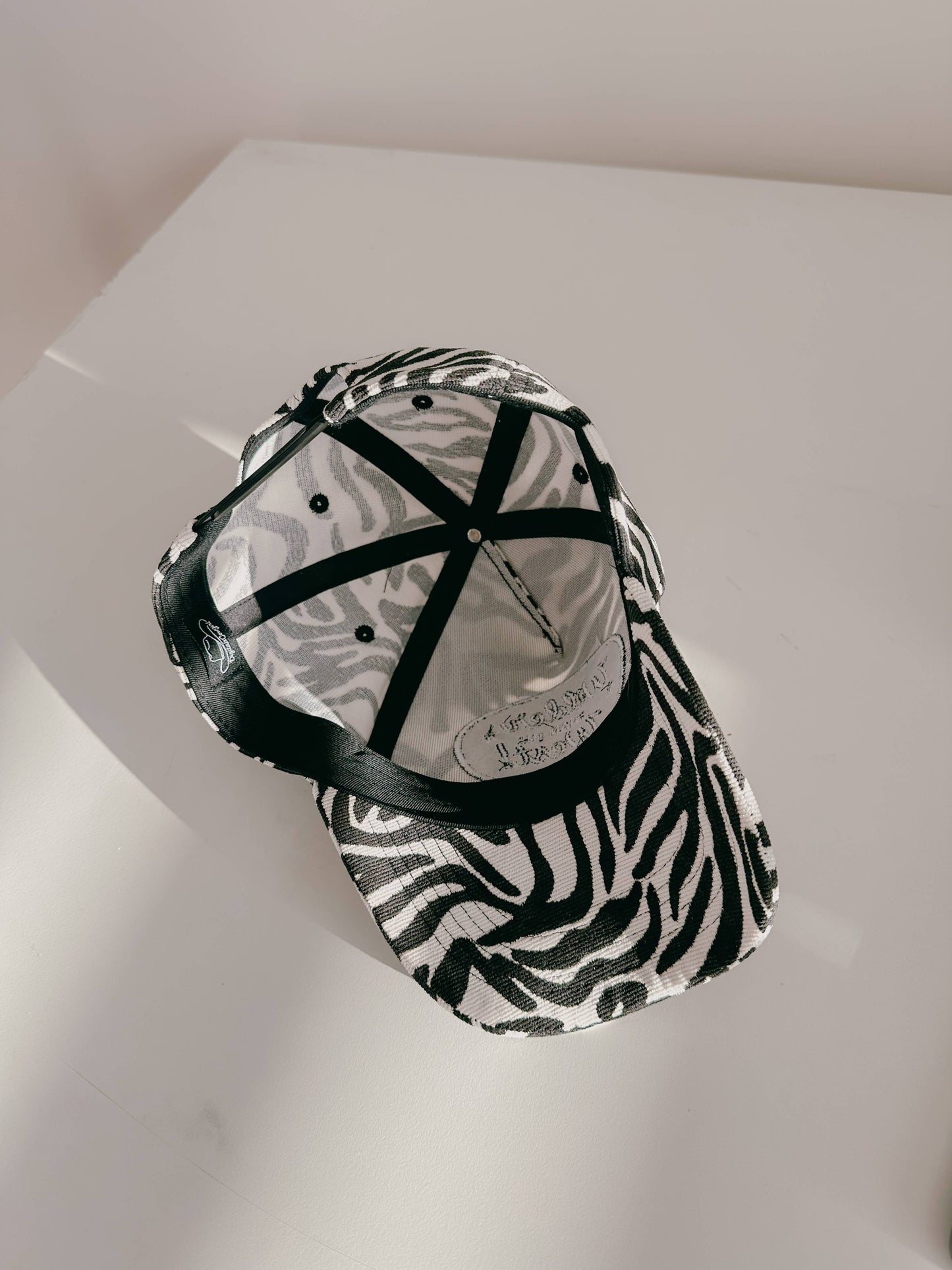 Zebra Print Corduroy Trucker Hat | Animal Print Snapback