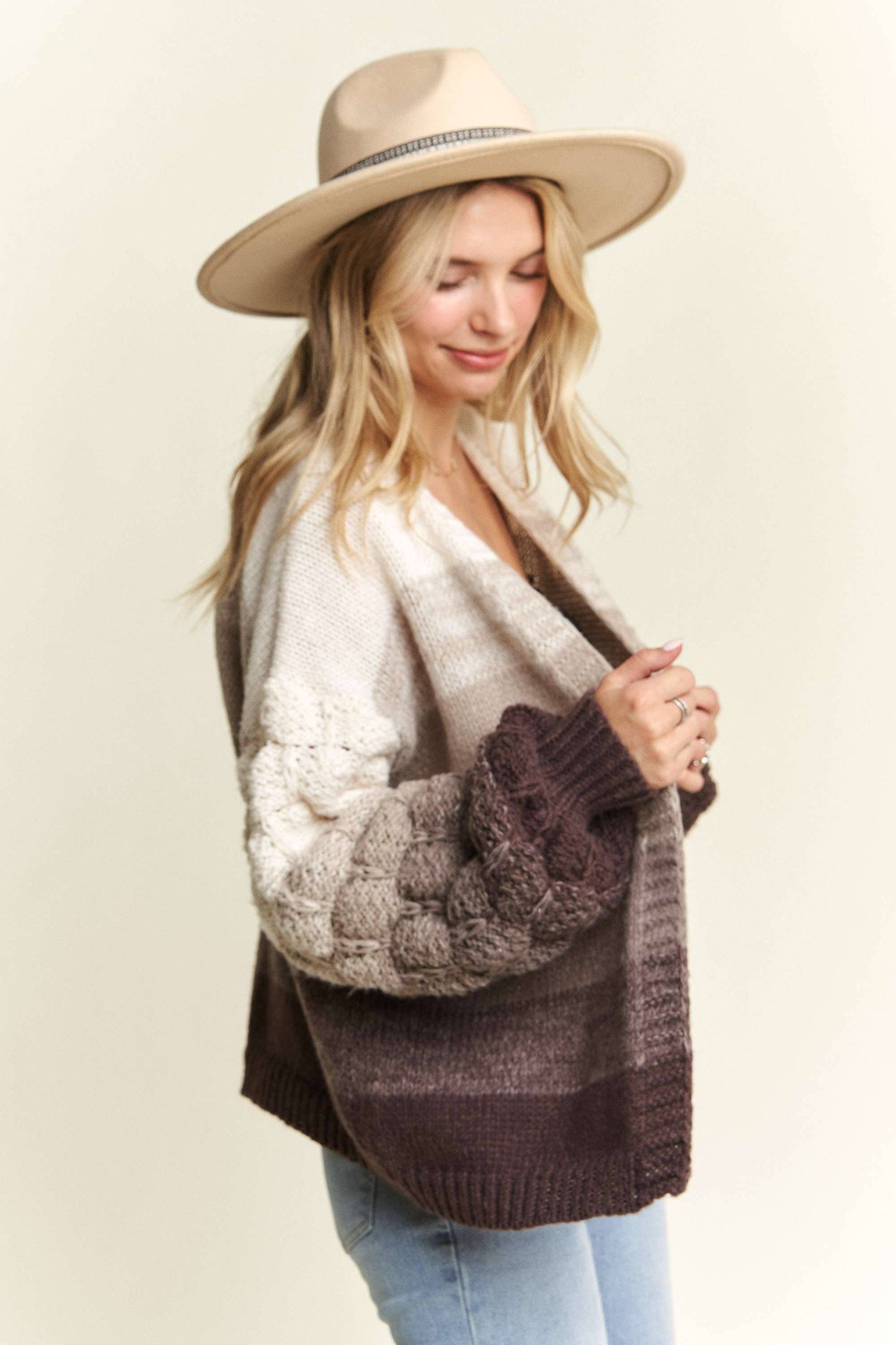 Lily Puff Sleeve Cardigan