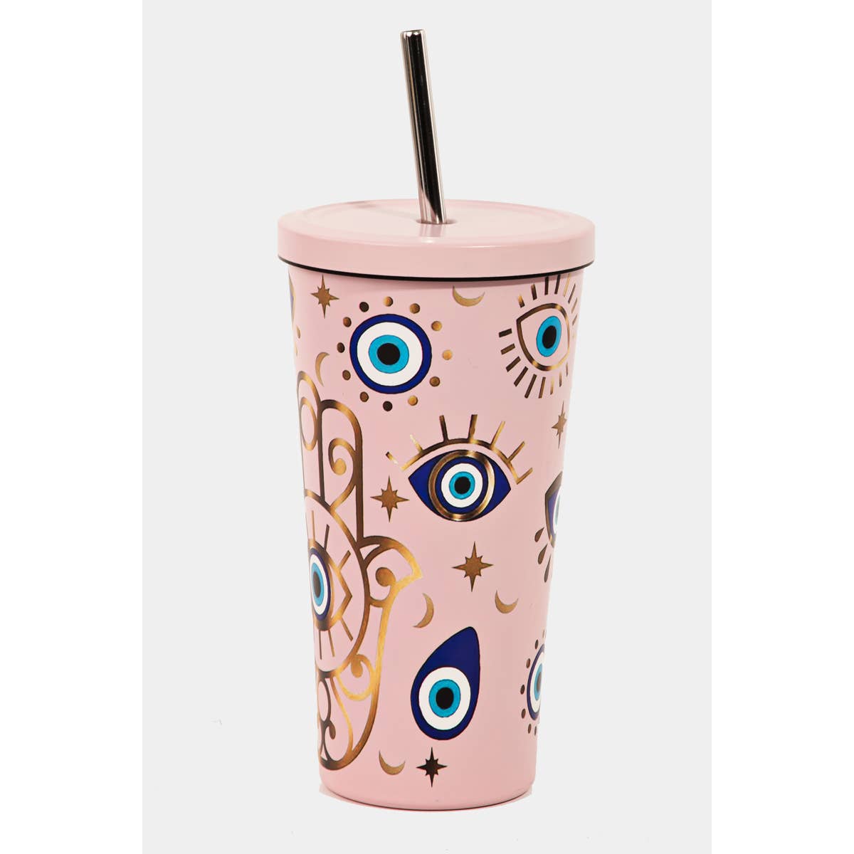 Hamsa Evil Eye Design Tumbler